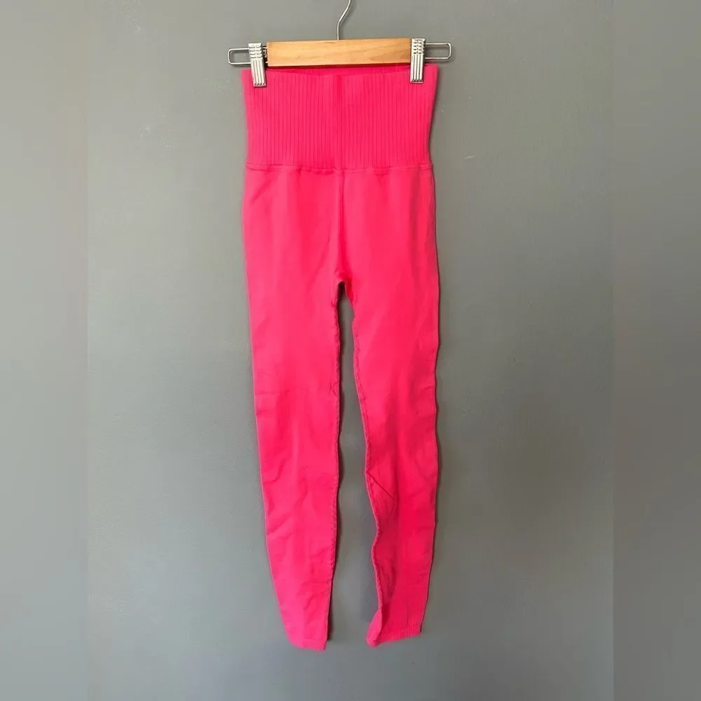 NWOT Free People High-Rise 7/8 Length Good Karma Leggings - Picture 8 of 9